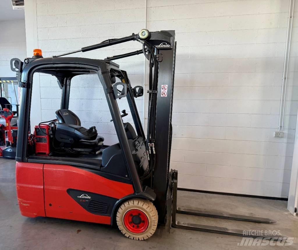 Linde E16/386-02 Elektriniai šakiniai krautuvai