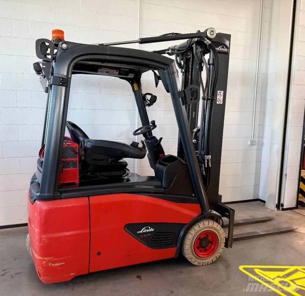 Linde E16/386-02 Elektriniai šakiniai krautuvai