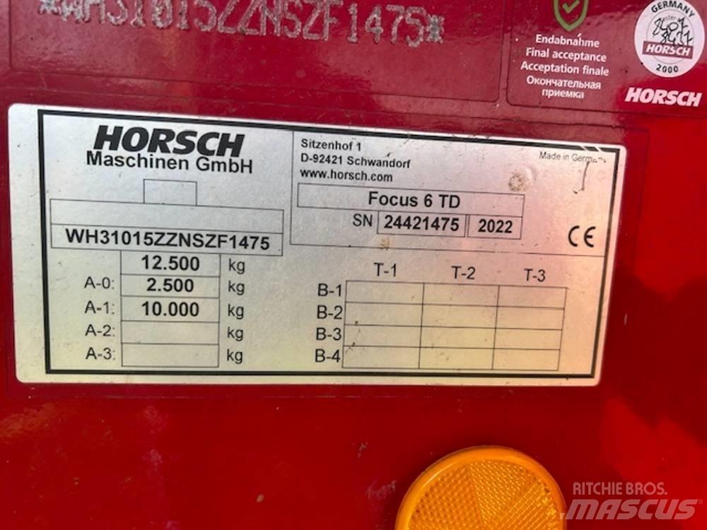 Horsch Focus 6 TD Sėjamieji kombainai
