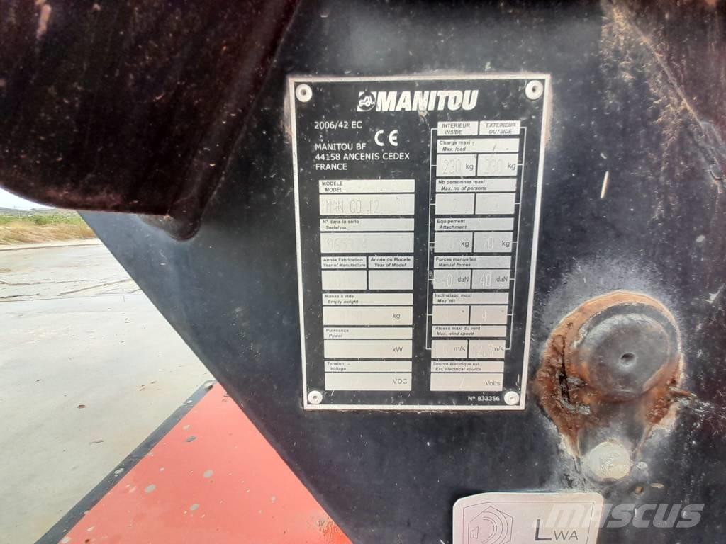 Manitou ManGo 12 Alkūniniai keltuvai