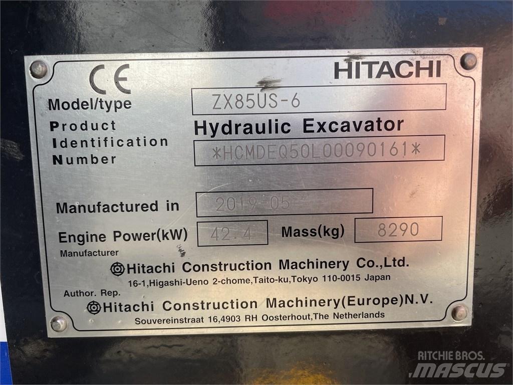 Hitachi ZX 85 US-6 Vidutinės galios ekskavatoriai 7-12 t