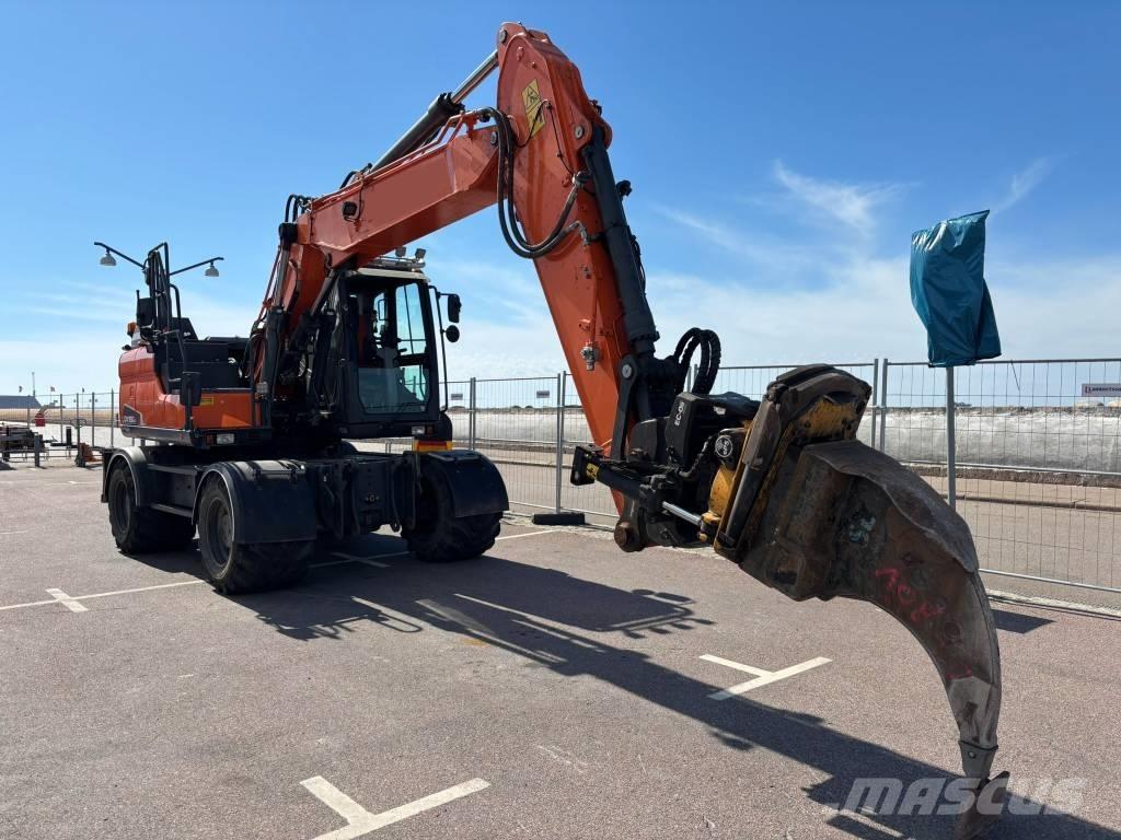 Doosan DX 160 W Ratiniai ekskavatoriai