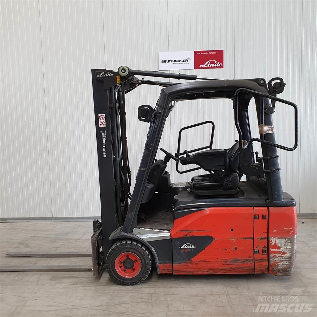 Linde E16L Elektriniai šakiniai krautuvai