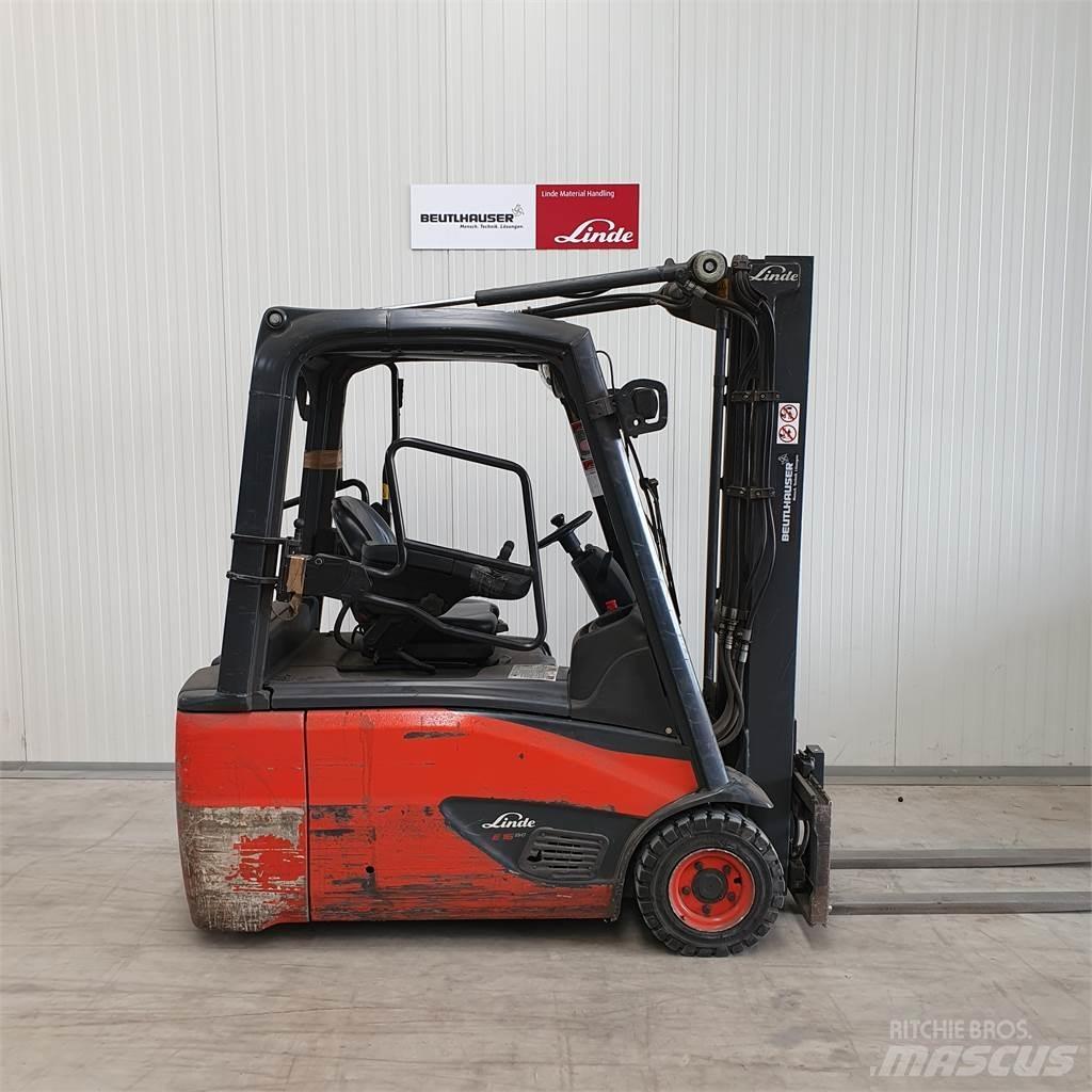 Linde E16L Elektriniai šakiniai krautuvai