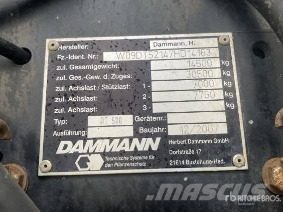 Dammann DT 5000 Savaeigiai purkštuvai