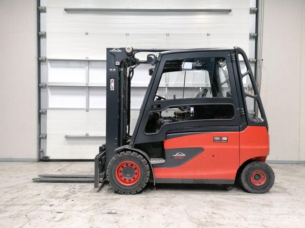 Linde E50HL-01 Elektriniai šakiniai krautuvai