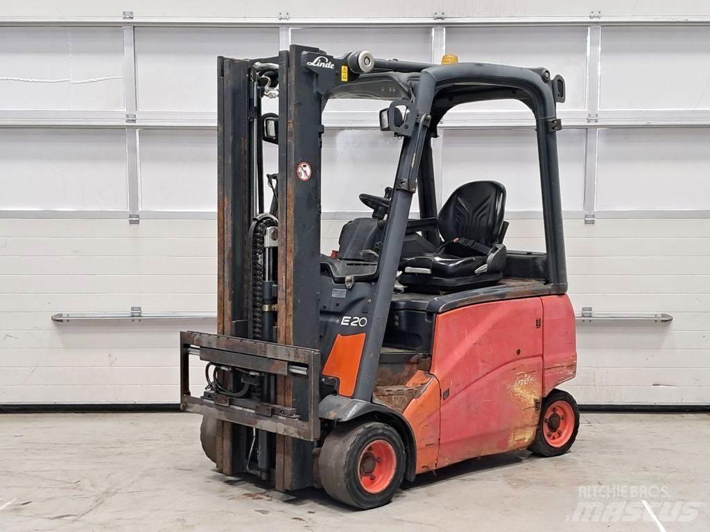 Linde E20PH-01 Elektriniai šakiniai krautuvai