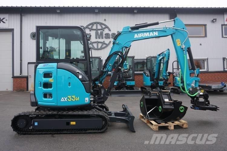 Airman AX 33 U Mini ekskavatoriai < 7 t