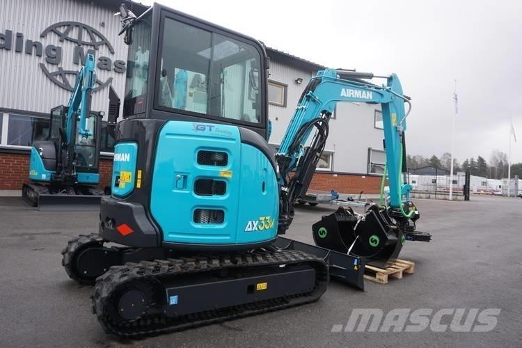 Airman AX 33 U Mini ekskavatoriai < 7 t