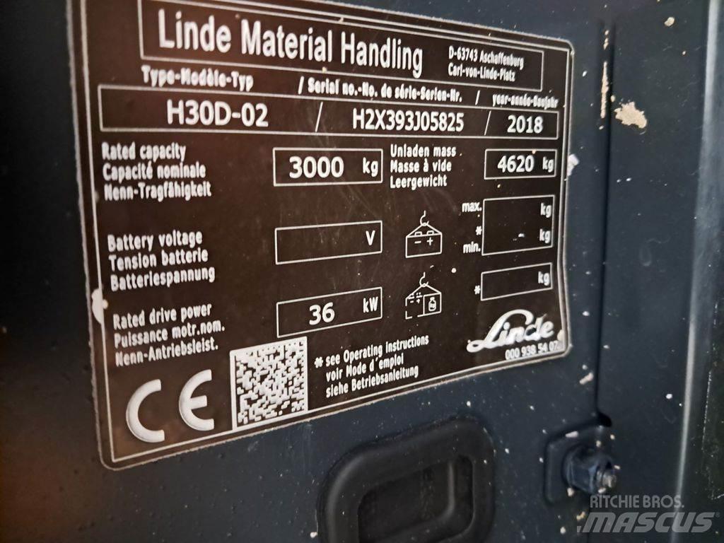Linde H30D-02 Dyzeliniai krautuvai