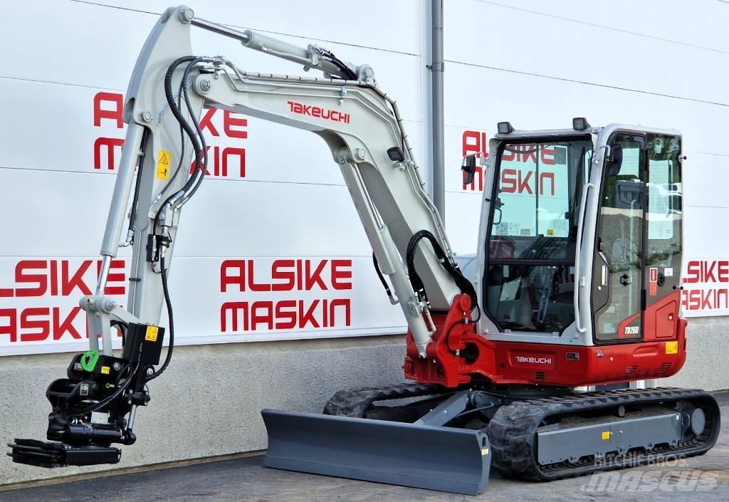 Takeuchi TB 260 Mini ekskavatoriai < 7 t