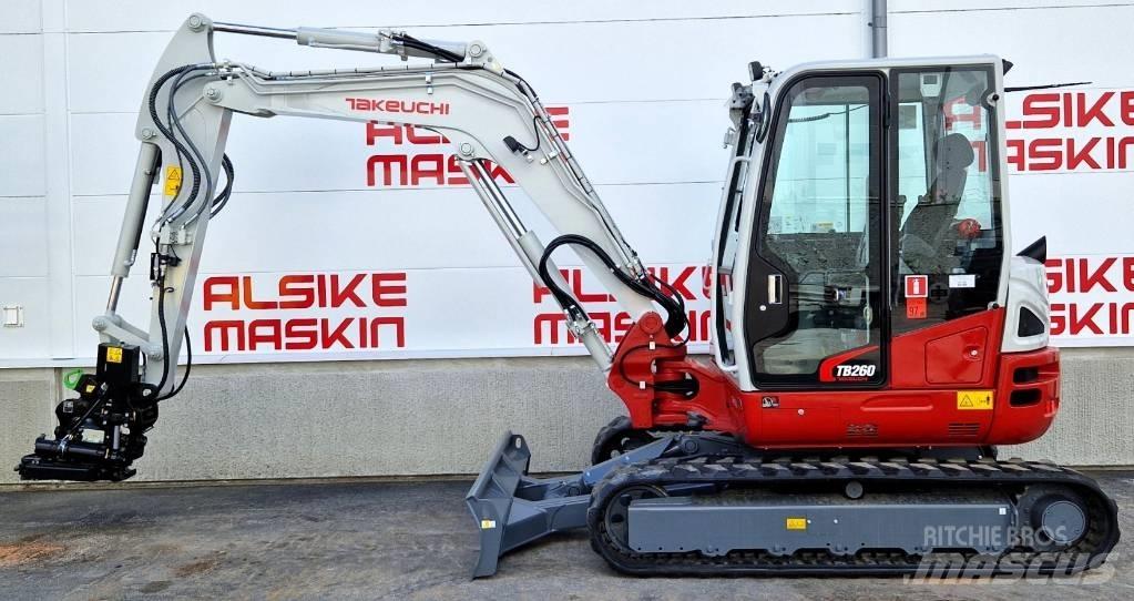 Takeuchi TB 260 Mini ekskavatoriai < 7 t