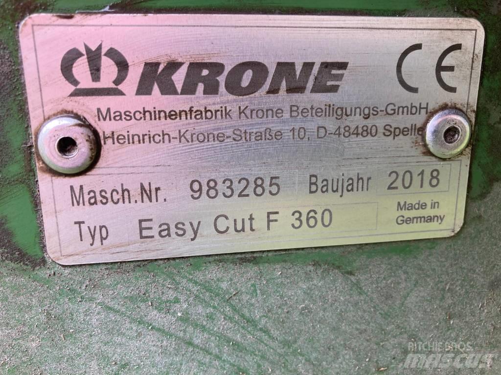 Krone Easy Cut F 360 Šienapjovės