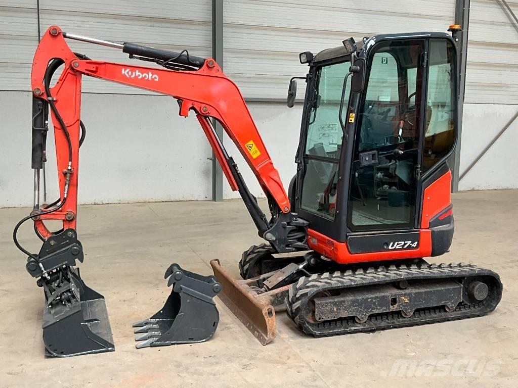 Kubota U 27-4 Mini ekskavatoriai < 7 t