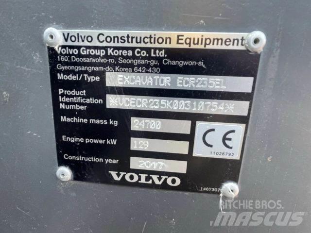 Volvo ECR235EL Vikšriniai ekskavatoriai