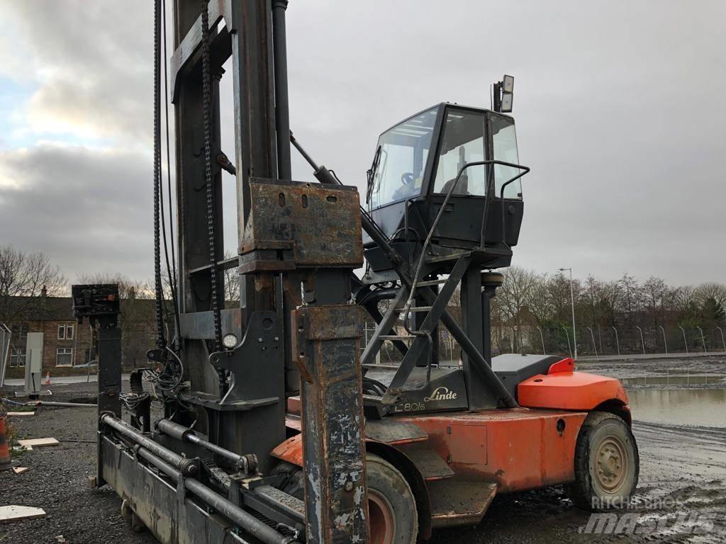 Linde C80/6 Naudoti konteinerių krautuvai