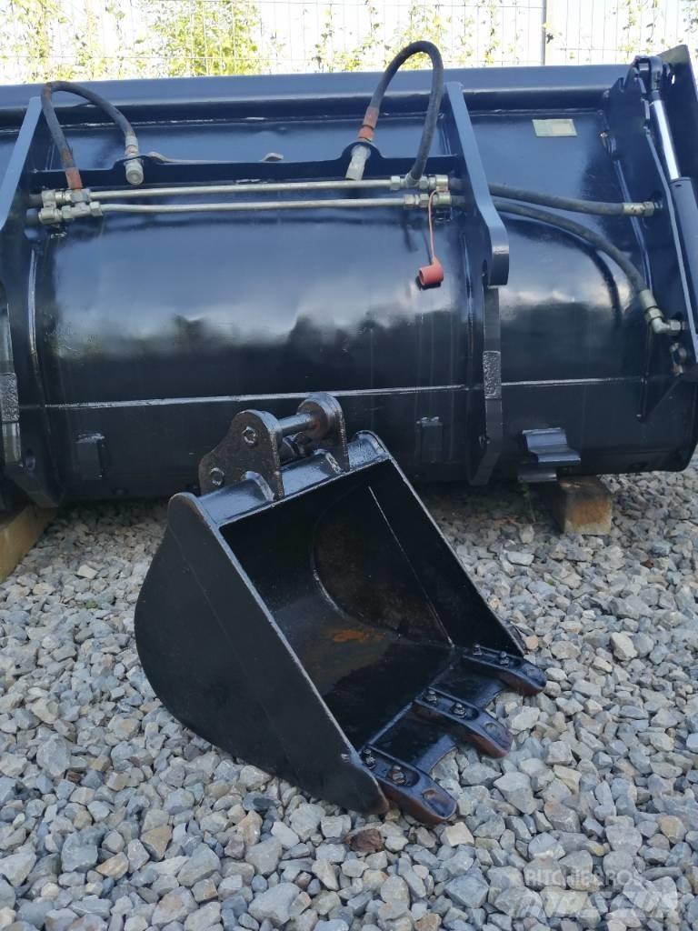  Łyżka JCB 40cm Tranšėjų kasimo technika