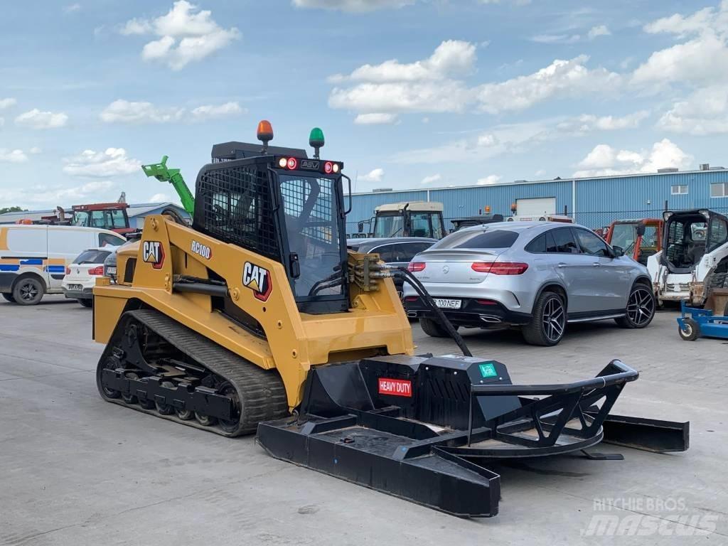 CAT ASV RC100 Krautuvai su šoniniu pasukimu