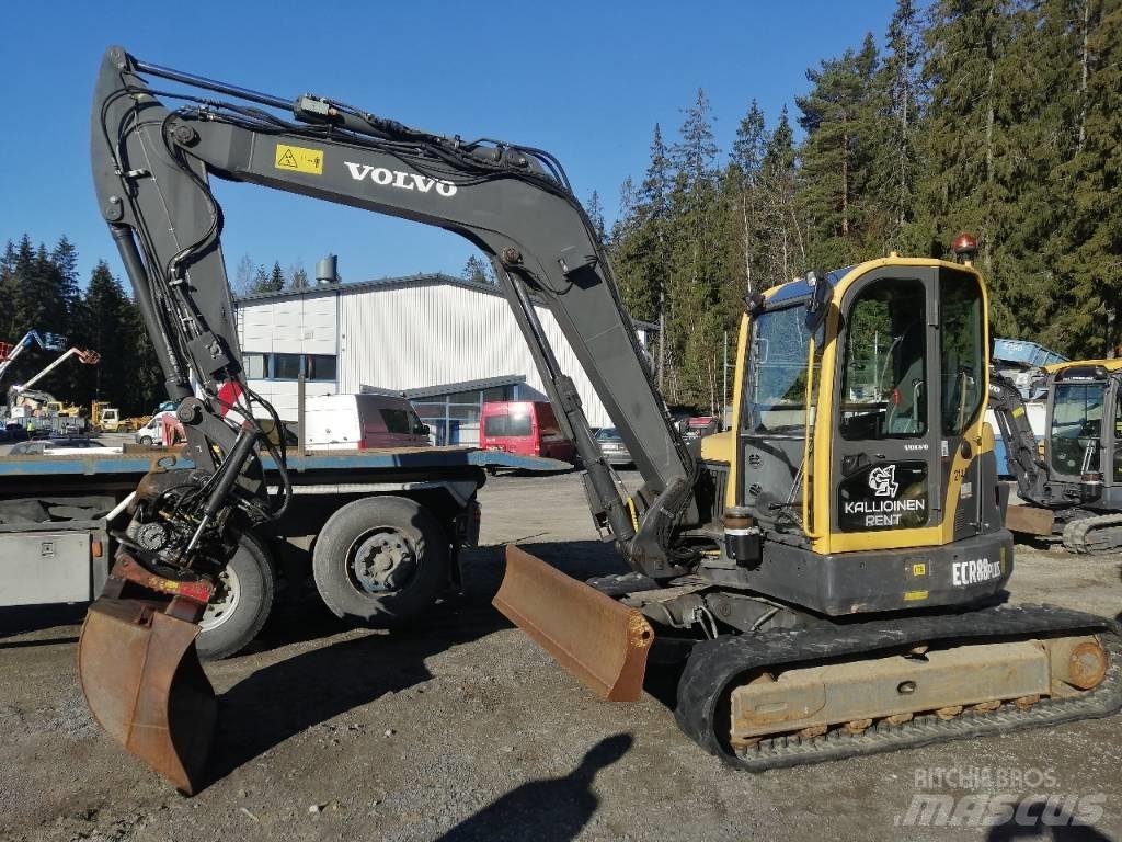 Volvo ECR 88 PLUS Vidutinės galios ekskavatoriai 7-12 t