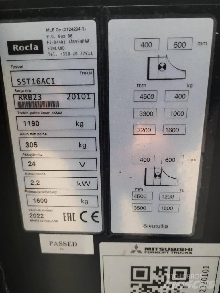 Rocla SST 16 ACI Savaeigiai rietuvai