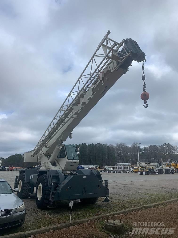 Terex RT 335 Neapdoroto reljefo kranai