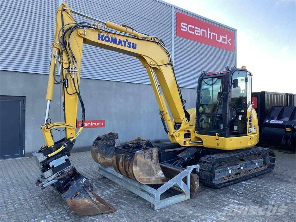 Komatsu PC80MR-5EO Ratiniai ekskavatoriai