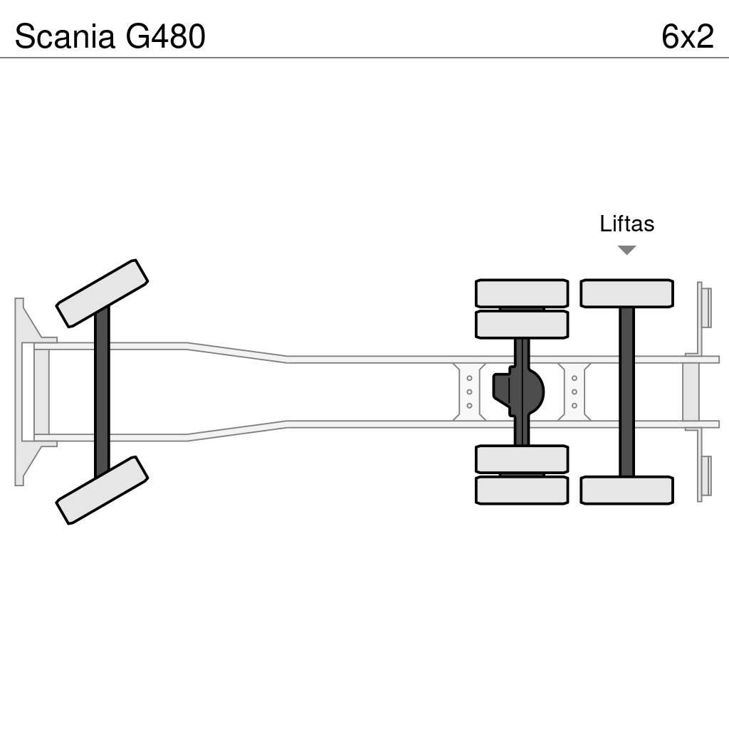 Scania G480 Sunkvežimiai su dengtu kėbulu