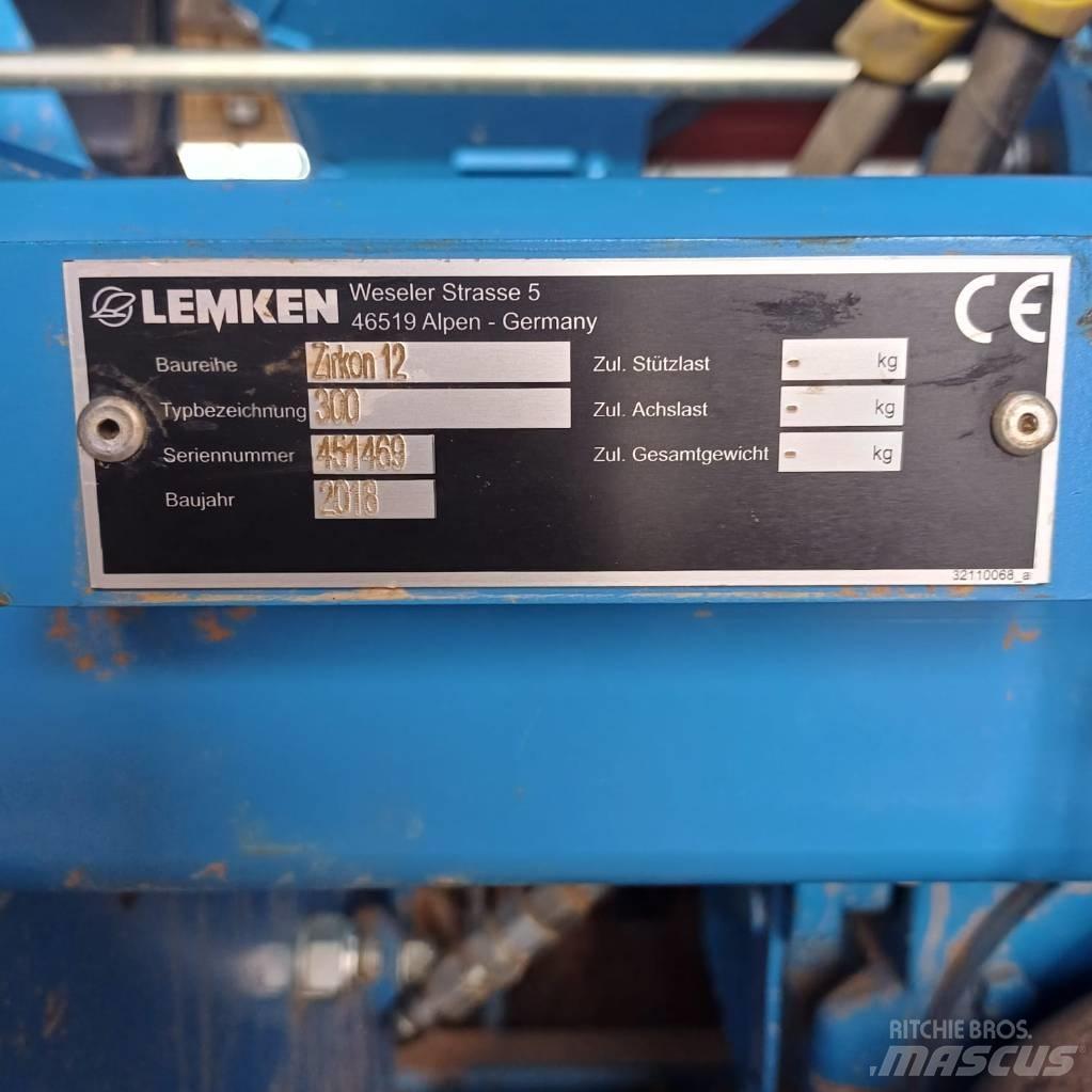 Lemken Solitär 8 Sėjimo technika