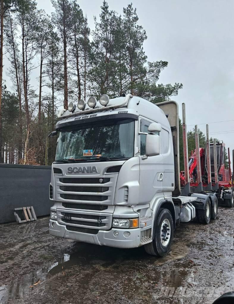Scania R 730 Miškovežių vilkikai