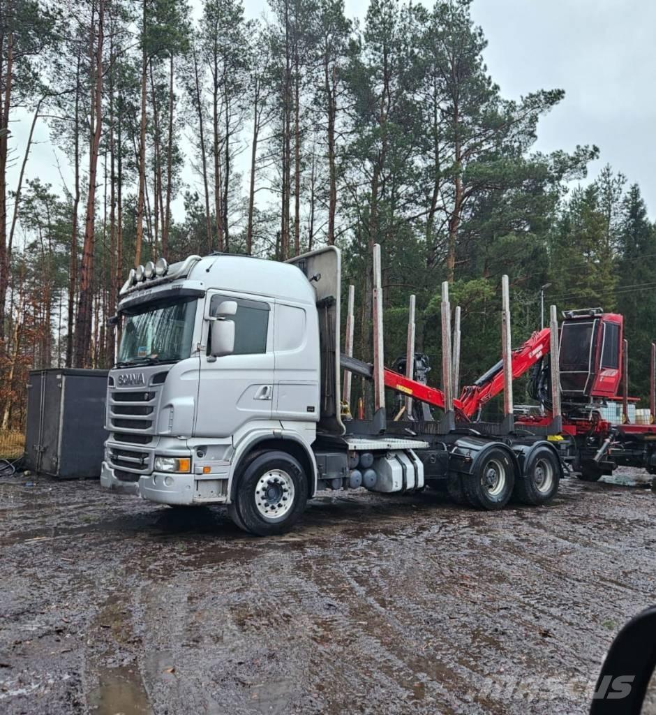 Scania R 730 Miškovežių vilkikai
