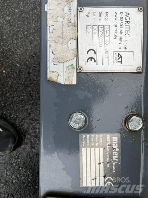 Matev GA40-160FZ0FM Montuojamos ir prikabinamos šienapjovės