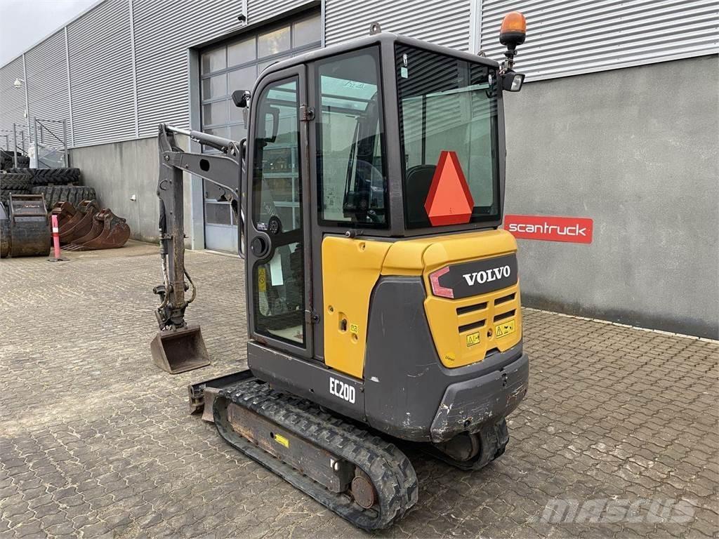 Volvo EC20D Ratiniai ekskavatoriai