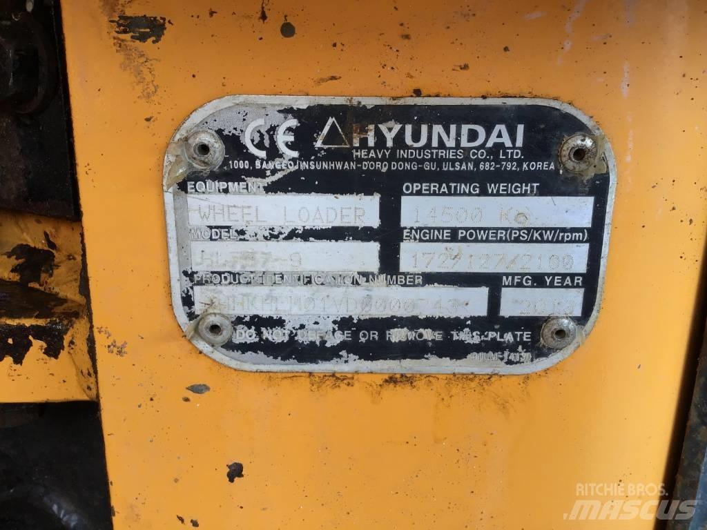 Hyundai HL 757-9 Naudoti ratiniai krautuvai