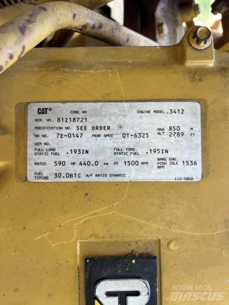 CAT 3412 Dyzeliniai generatoriai