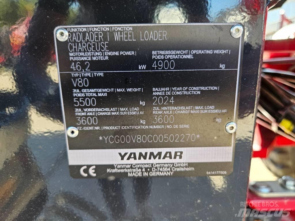 Yanmar V 80 Universalūs ratiniai krautuvai