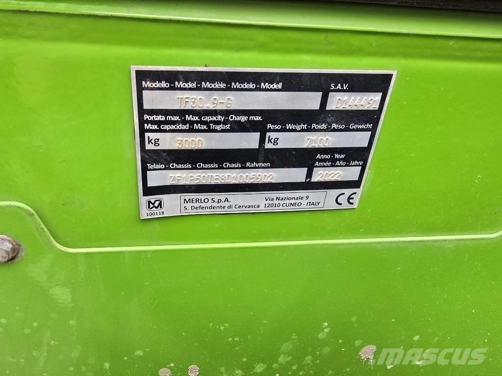 Merlo TF 30.9 G Teleskopiniai ratiniai krautuvai