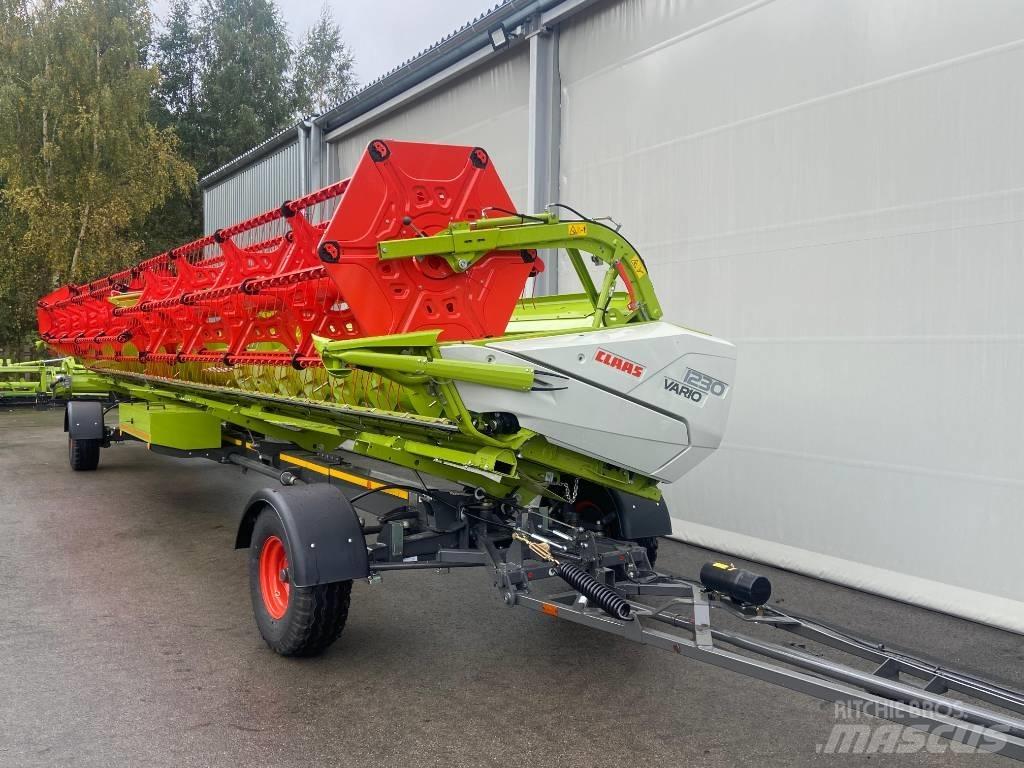 CLAAS VARIO 1230 Derliaus nuėmimo kombainų galvos