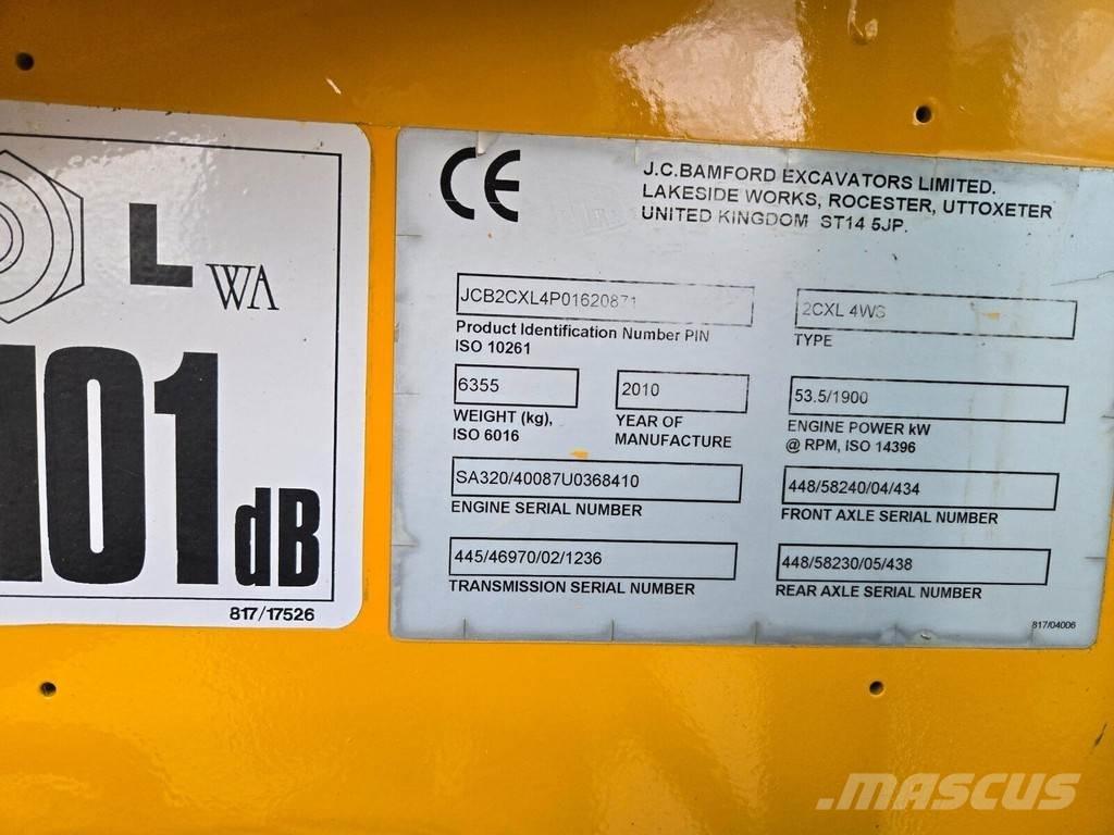JCB 2CX Naudoti ratiniai krautuvai