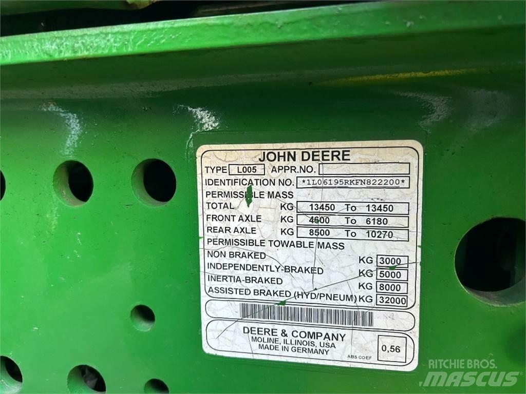 John Deere 6195R Traktoriai