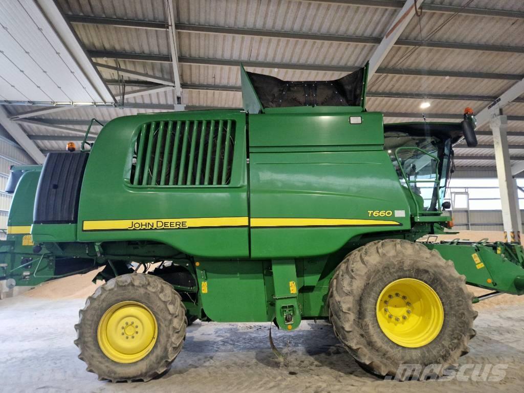John Deere T 660 Derliaus nuėmimo kombainai