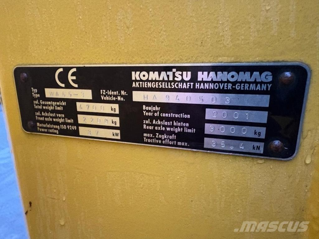 Komatsu WA 65-3 Naudoti ratiniai krautuvai