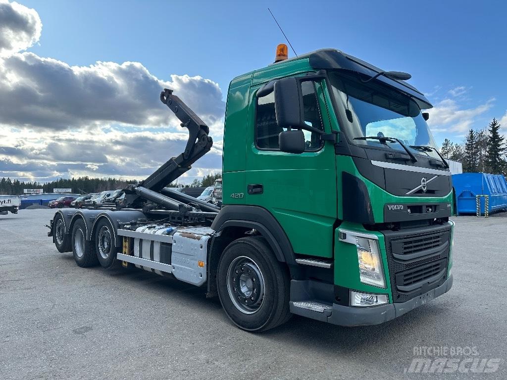 Volvo FM 420 8x2/4 Sunkvežimiai su keliamuoju kabliu