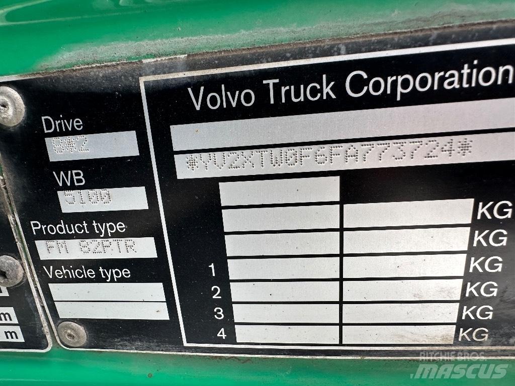 Volvo FM 420 8x2/4 Sunkvežimiai su keliamuoju kabliu