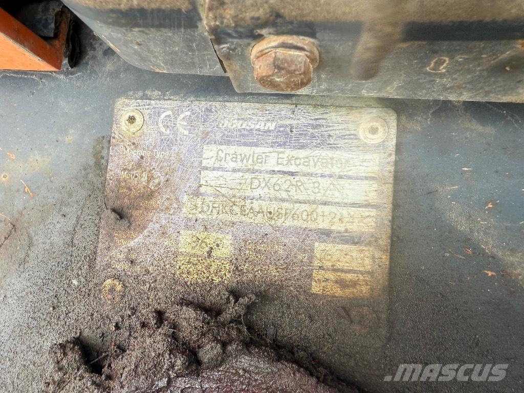 Doosan DX 62 R-3 Mini ekskavatoriai < 7 t