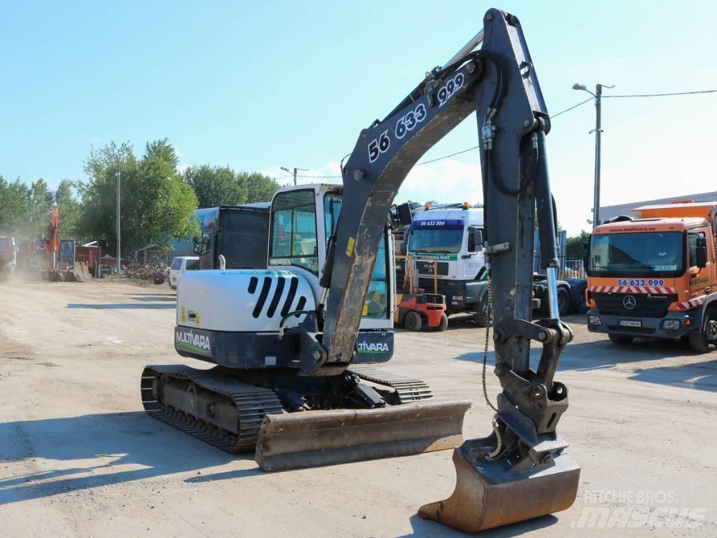 Terex TC 75 Vidutinės galios ekskavatoriai 7-12 t