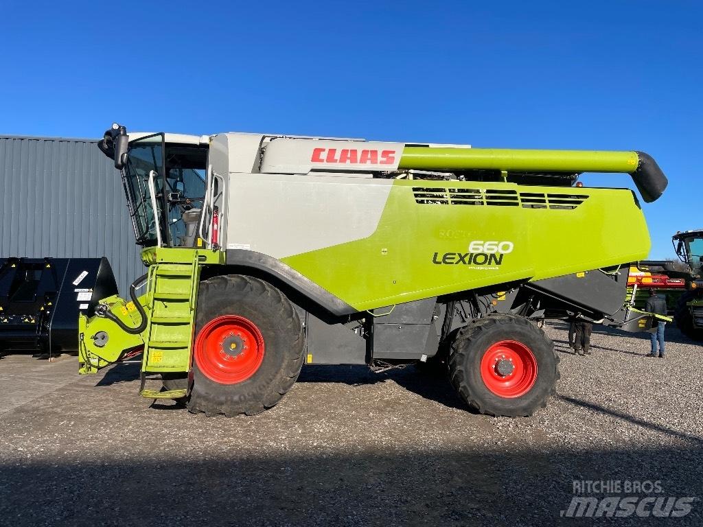 CLAAS Lexion 660 Derliaus nuėmimo kombainai
