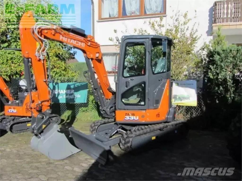 Hitachi zx 33 u-6 Ratiniai ekskavatoriai