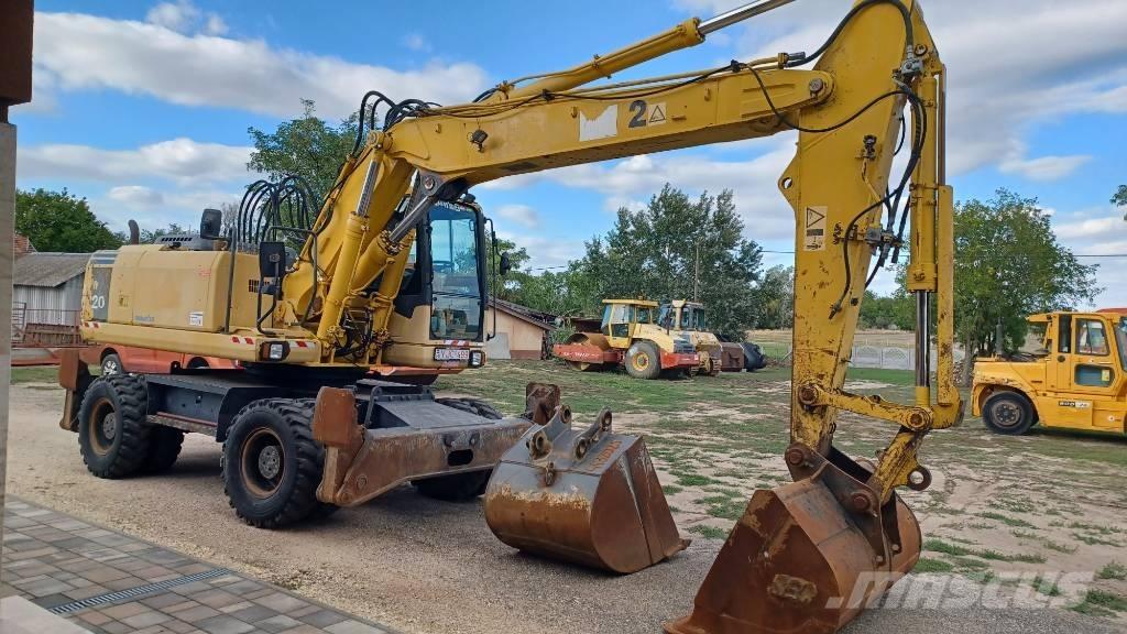 Komatsu PW 220-7 Ratiniai ekskavatoriai