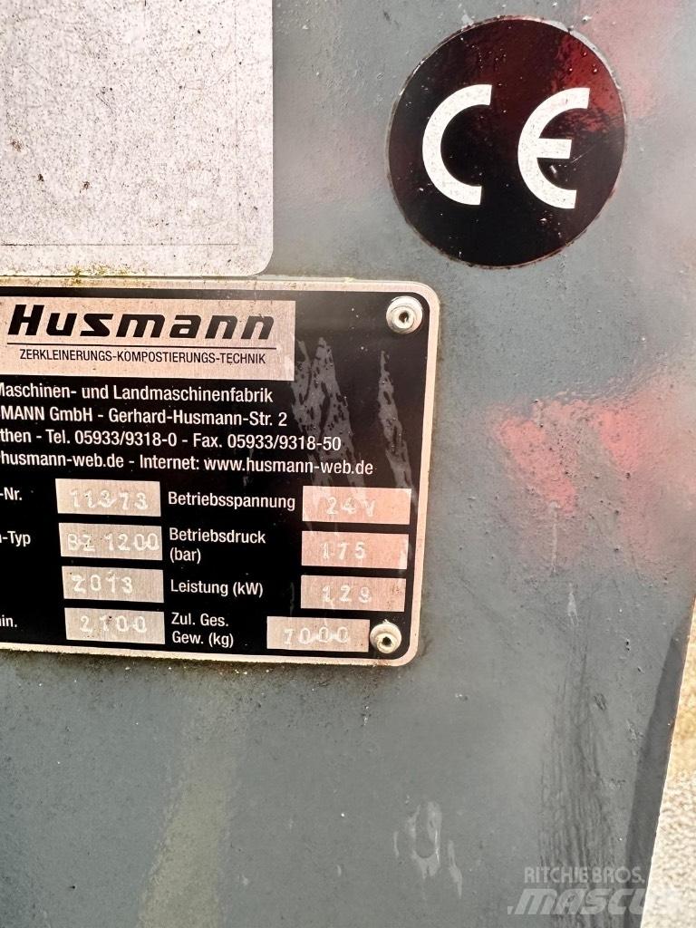 Husmann BZ1200 Medžių skaldymo, pjovimo ir lupimo įrengimai
