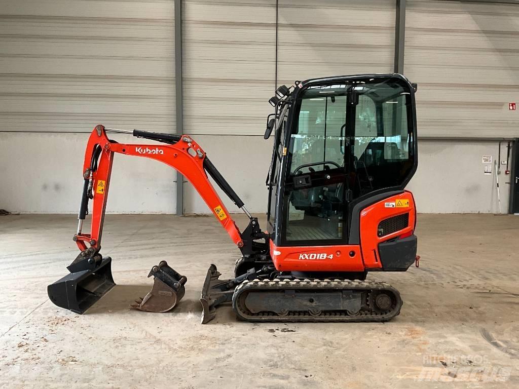 Kubota KX 018-4 Mini ekskavatoriai < 7 t